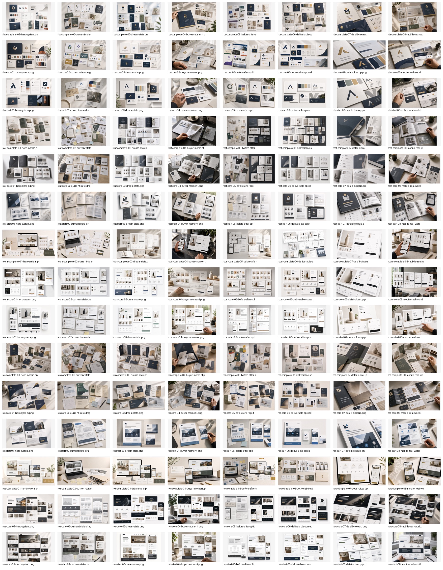 Recovered validation contact sheet for internal proof review
